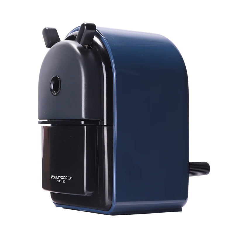 三木（SUNWOOD） 5193 大容量手摇削铅笔机 84*85*125mm （单位：个）  蓝色