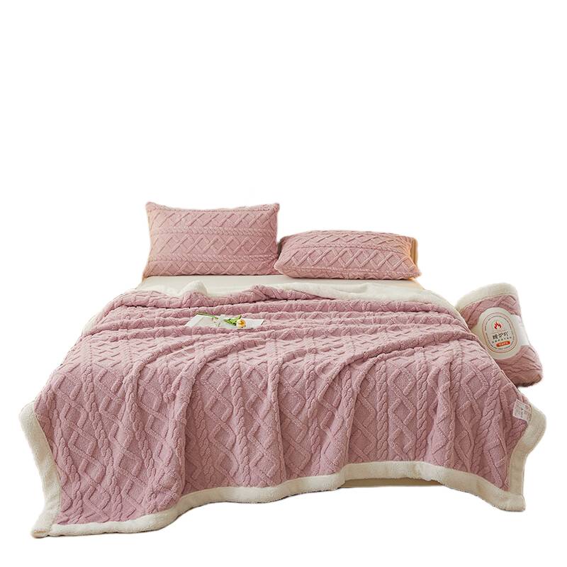 故园（homeshine） 暖窝 双层毯 180*200cm （单位：床）  绿色