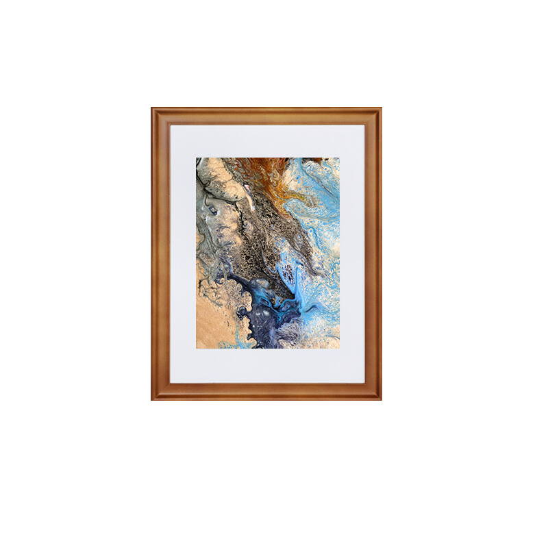 得印（befon） 9374 巴洛克实木相框 A4 （单位：个）  胡桃色框