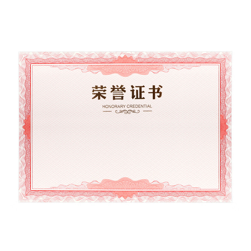 得印（befon） 6501 烫金竖式荣誉证书内页 8K 12张/包 （单位：包）  