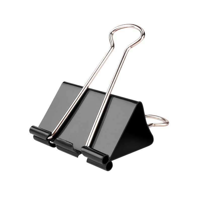 得印（befon） 3906 中号燕尾夹 32mm 24只/筒 （单位：筒）  黑色