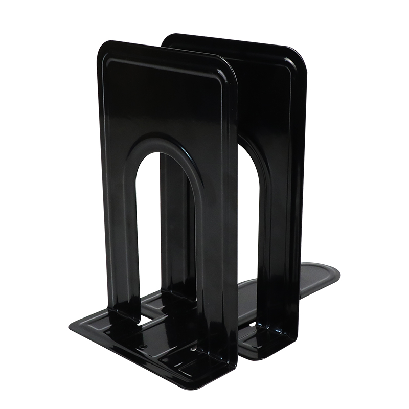 得印（befon） 8048 金属铁书立架 16.8cm 2片/付 （单位：付）  黑色