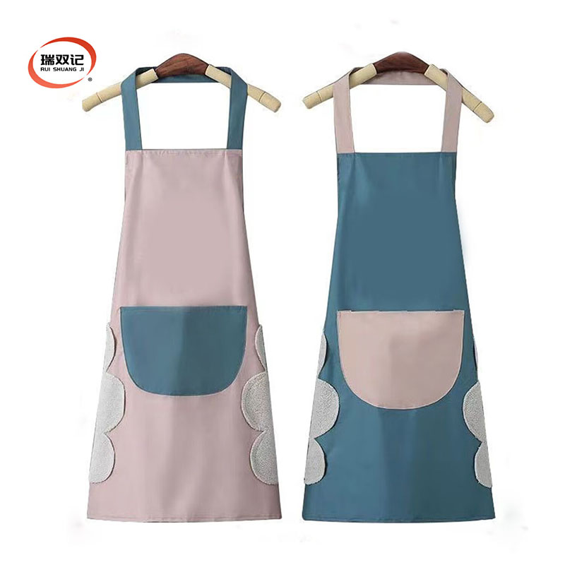 瑞双记 RS-WQ001 擦手款防水防油围裙 72*66cm （单位：条）  颜色随机