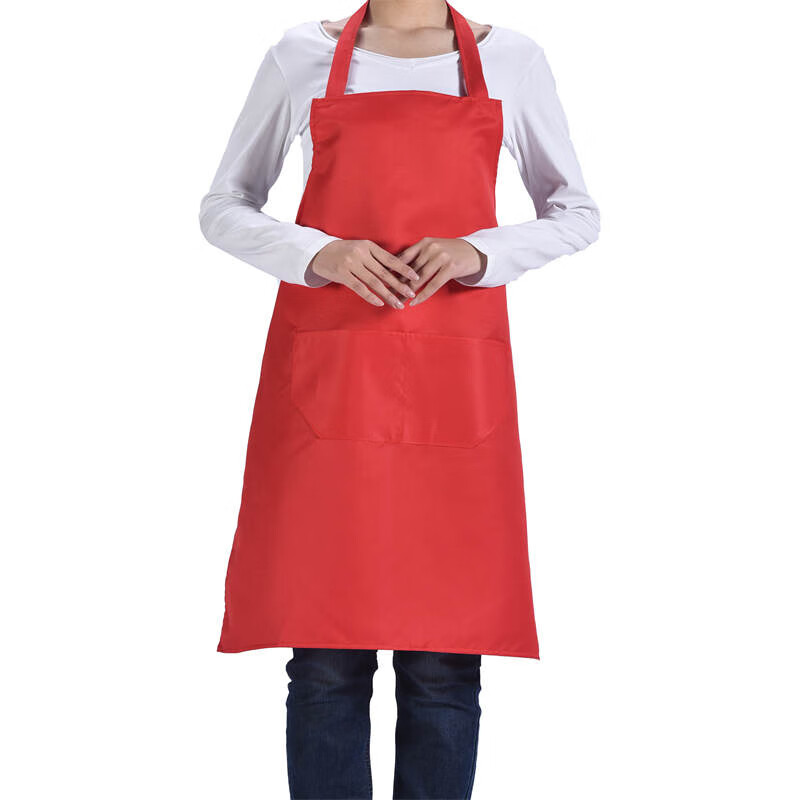 瑞双记 RS-WQ002 纯色围裙 均码 （单位：条）  颜色随机