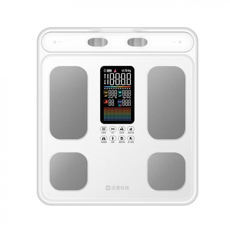 沃莱 FG2415LB 智能八电极体脂秤 320*348mm （单位：台）  白色