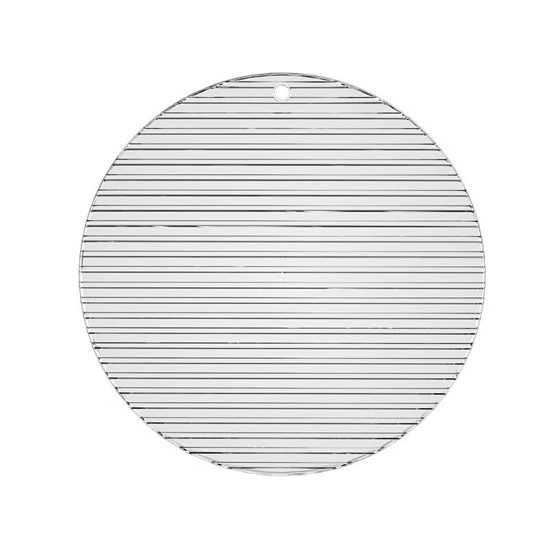 奥美优 简约 饺子盘 34.5*34.5*1.2mm （单位：个）  透明