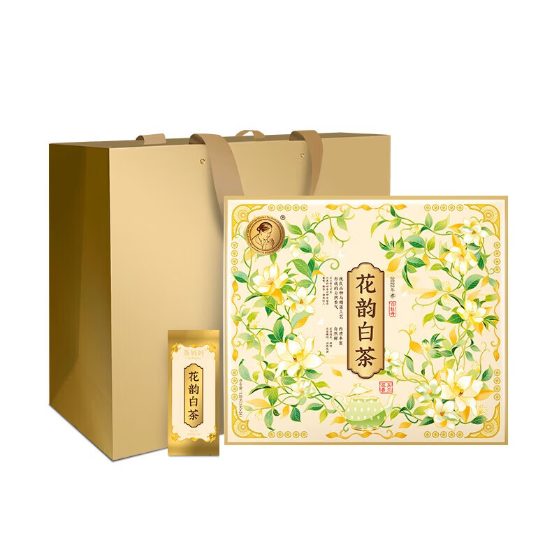 茶妈妈 花韵 白茶礼盒 120g （单位：盒）  