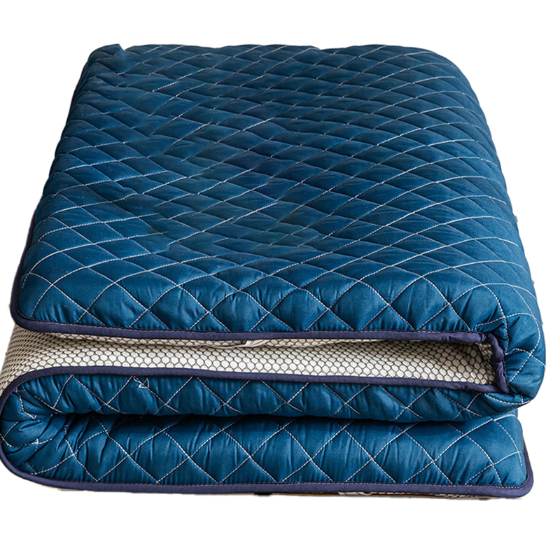 南极人（NanJiren） NJCD185 亲肤超声波床垫 菱形 90*200cm 厚度4cm （单位：床）  蓝色