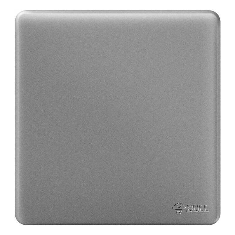 公牛（BULL） G28B101 G28系列86型面板 暗装 空白面板 90*86mm （单位：个）  星空灰