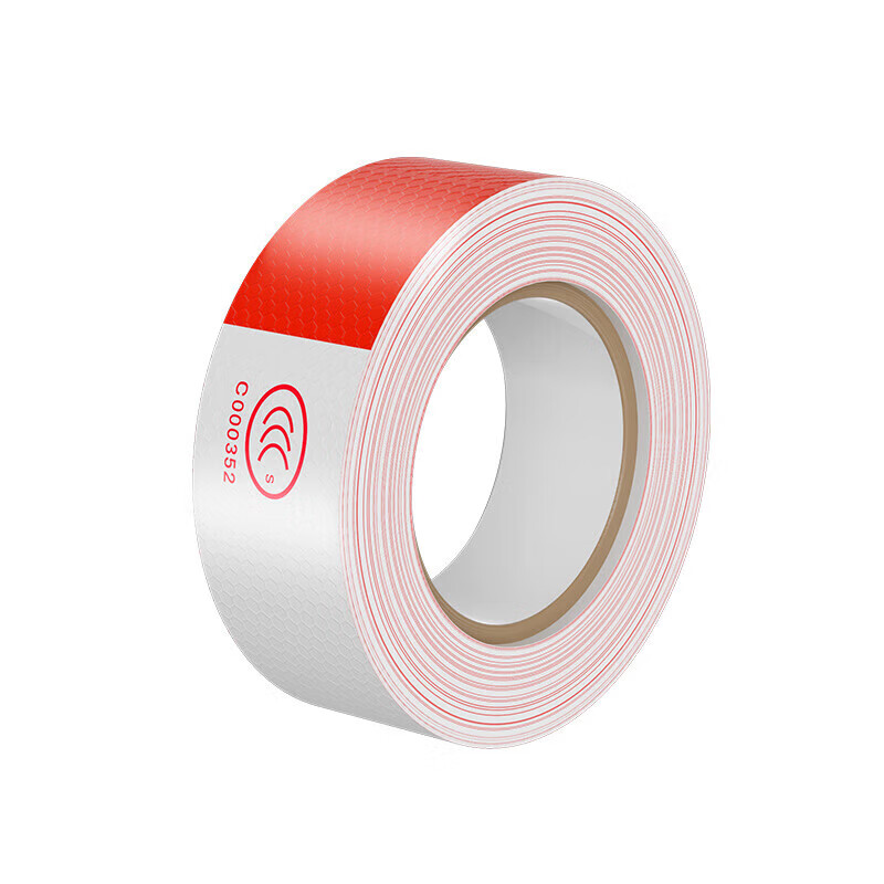 四万公里 SWY5009 3C晶彩格反光条贴 5cm*25m （单位：卷）  红白