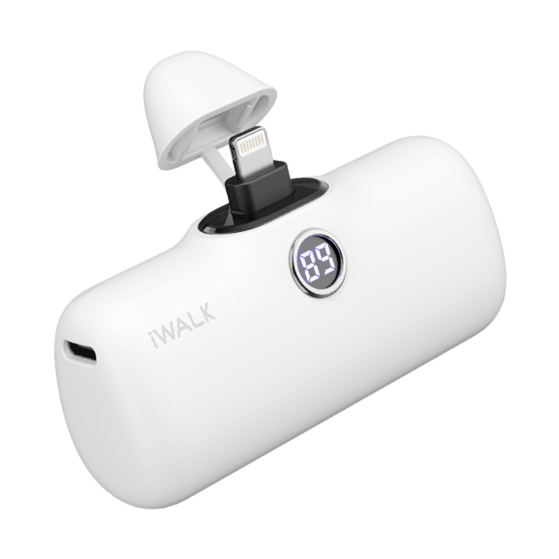 爱沃可（Iwalk） DBL5000PL 胶囊充电宝 4800mAh （单位：个） lightning接口 白色