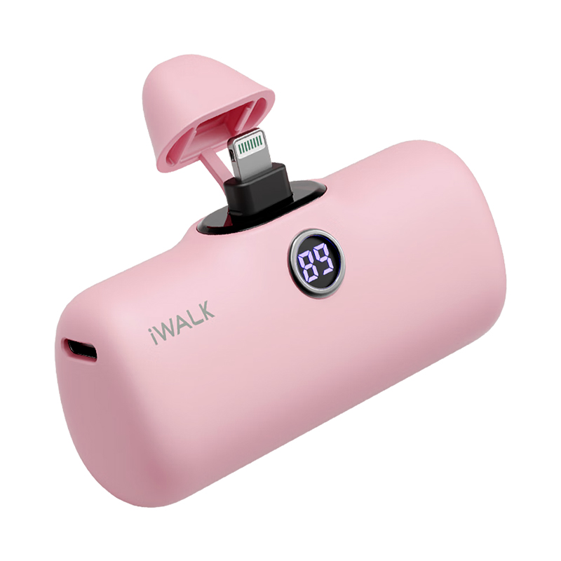 爱沃可（Iwalk） DBL5000PL 胶囊充电宝 4800mAh （单位：个） lightning接口 粉色