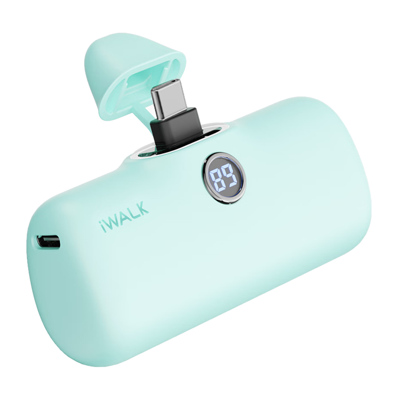 爱沃可（Iwalk） DBL5000PC 胶囊充电宝 4800mAh （单位：个） Type-C接口 绿色