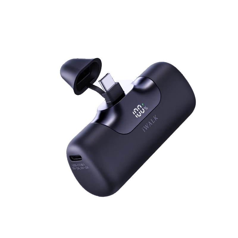 爱沃可（Iwalk） LPB5500PC 数显充电宝 5500mAh （单位：个） Type-C接口 黑色