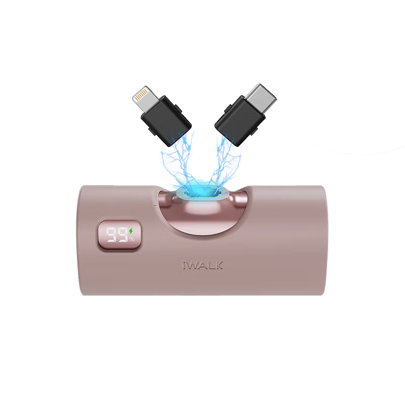 爱沃可（Iwalk） LPX001 胶囊充电宝 5000mAh （单位：个）  粉色