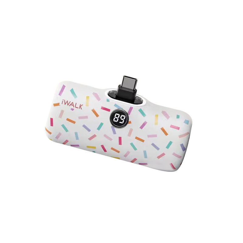 爱沃可（Iwalk） DBL5000PC 胶囊充电宝 5000mAh （单位：个） Type-C接口 多彩白