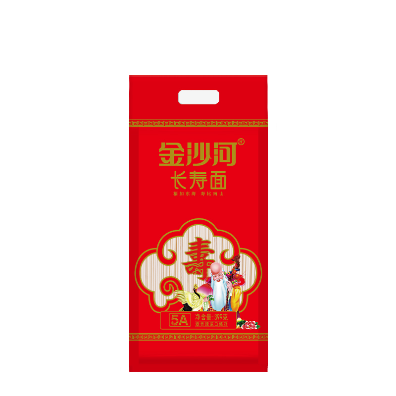 金沙河 长寿面 挂面 399g （单位：包）  