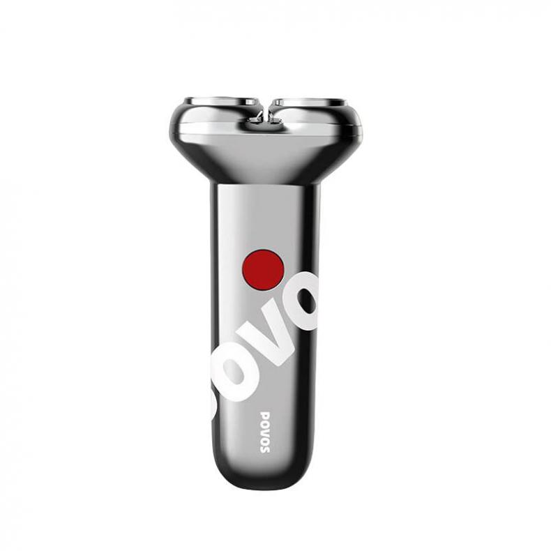 奔腾（POVOS） PQ3803 小T锤便携剃须刀 两刀头 （单位：把）  流光银