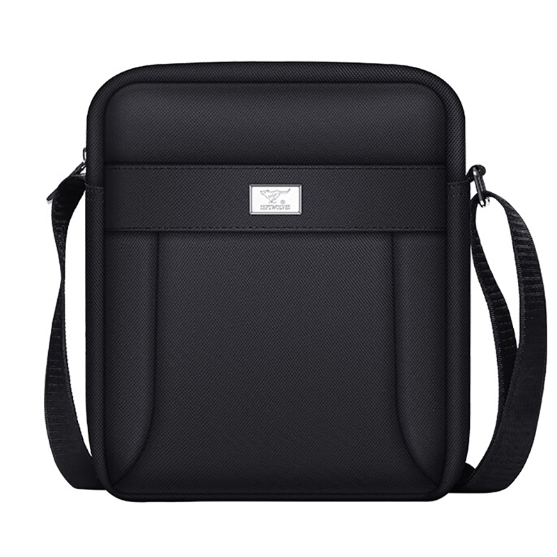 七匹狼（SEPTWOLVES） CD106012-1 单肩包 中号 200*230*90mm （单位：个）  黑色