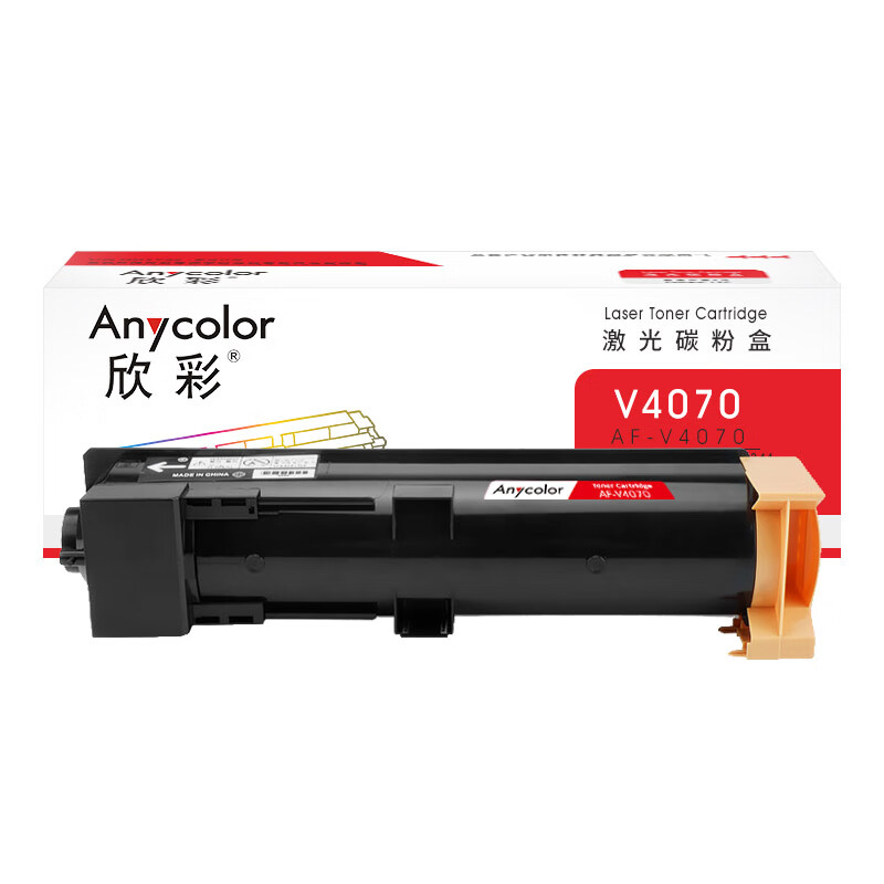 欣彩（Anycolor） AF-V4070 粉盒 25000页 （单位：支） 适用富士胶片(原富士施乐)ApeosPort/DocuCentre-V 4070 5070 黑色