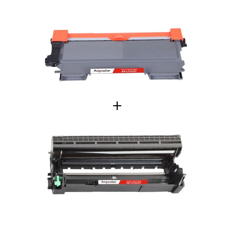 欣彩（Anycolor） AR-LT2641/LD2641 鼓粉套装 大众版 粉盒1500页/鼓架12000页 （单位：套） 适用联想 LJ2600D LJ2650DN M7600D M7650DF 黑色