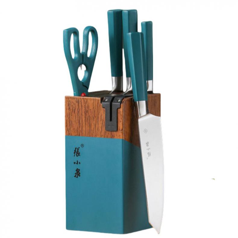 张小泉 D31500100 不正&middot;典雅绿系列刀具 六件套 （单位：套）  