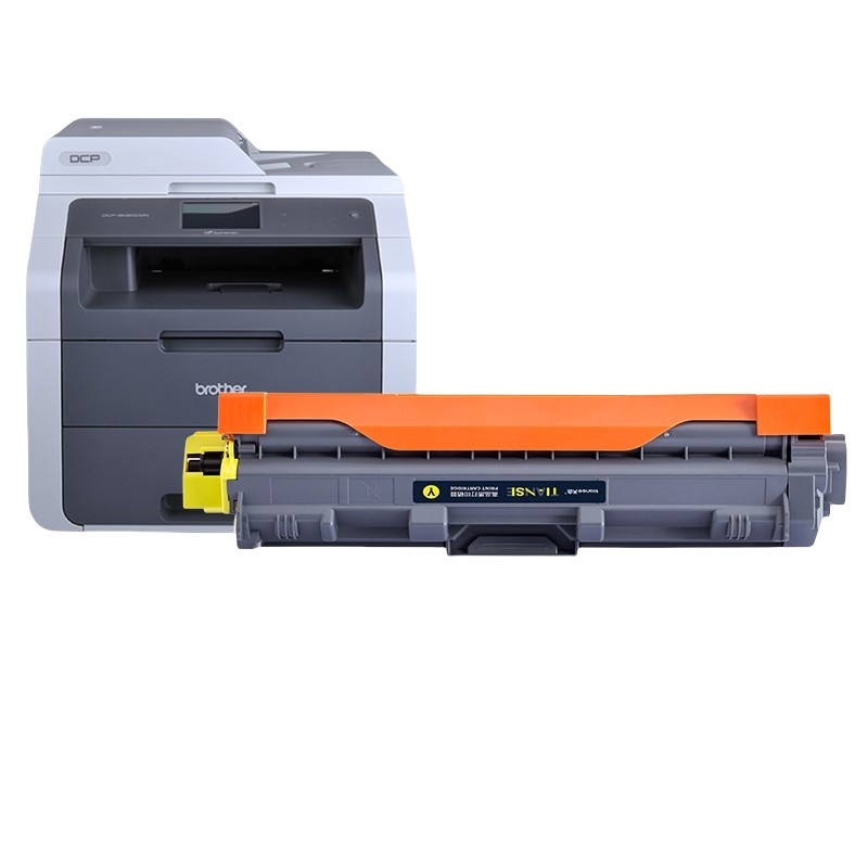 天色（TIANSE） TN-281Y 粉盒 1400页 （单位：支） 适用兄弟HL-3140硒鼓HL3150CDN HL3170CDW DCP9020 MFC9130 9140 9330 9340打印机 黄色