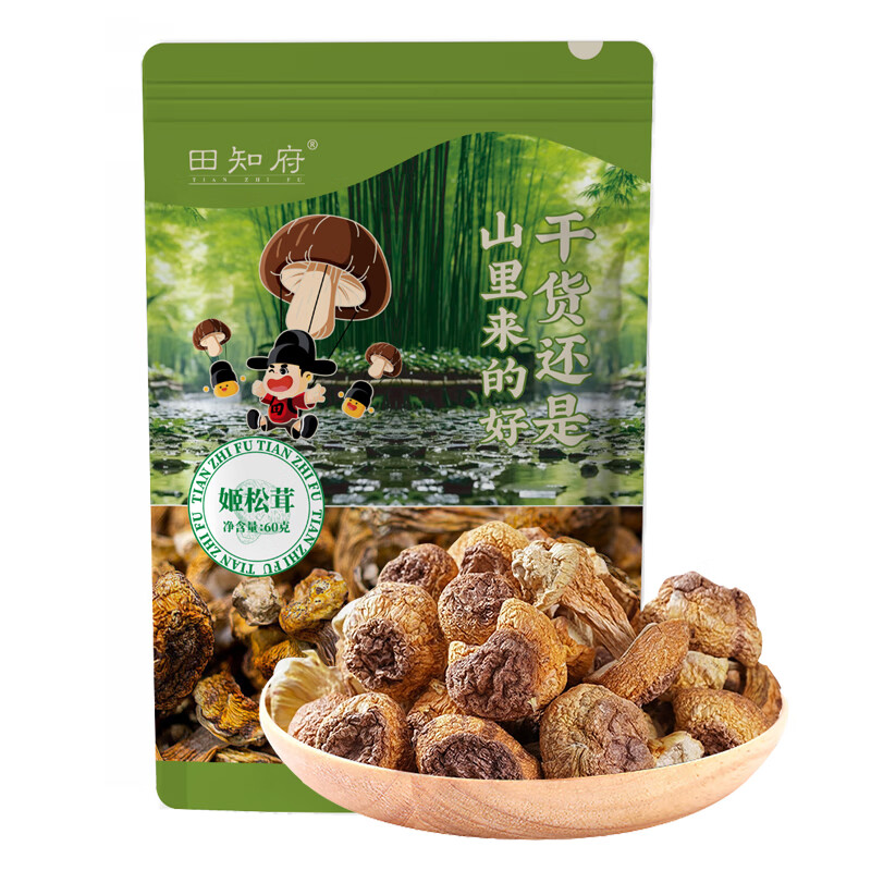 田知府 无硫 姬松茸 60g/包 5包/组 （单位：组）