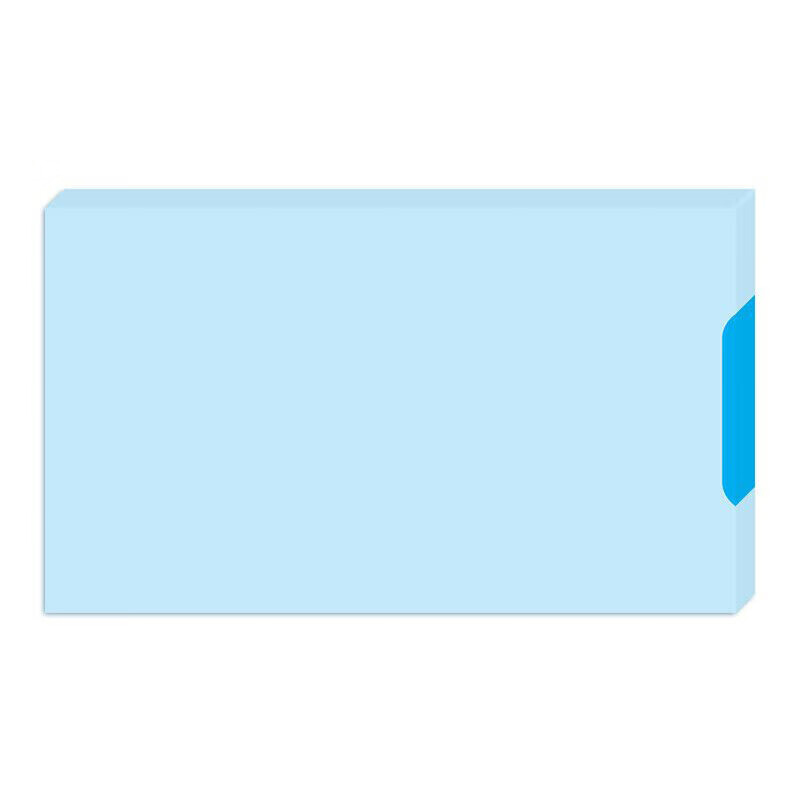 西玛（SIMAA） SJ303B 发票版 彩色空白凭证纸单据 240*140mm 400张/包 （单位：包）  蓝