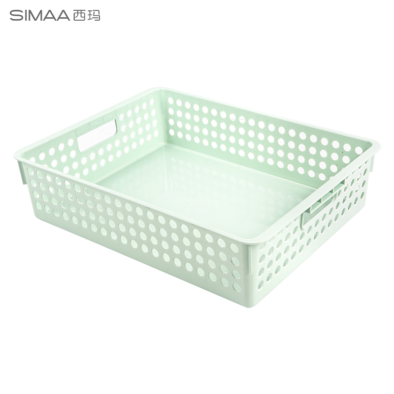 西玛（SIMAA） 6346 莫兰迪文件篮 A4 （单位：个）  抹茶绿