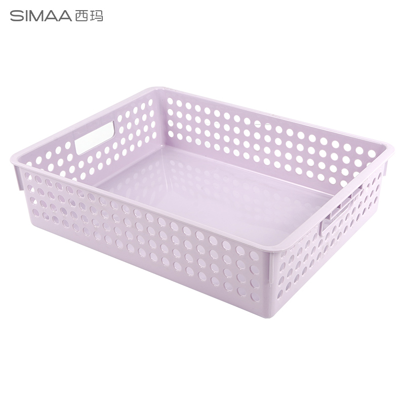 西玛（SIMAA） 6347 莫兰迪文件篮 A4 （单位：个）  香芋紫