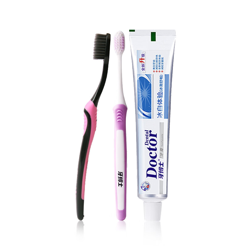 牙博士 薄荷味 冰白体验牙膏牙刷 牙膏175g （单位：组）  