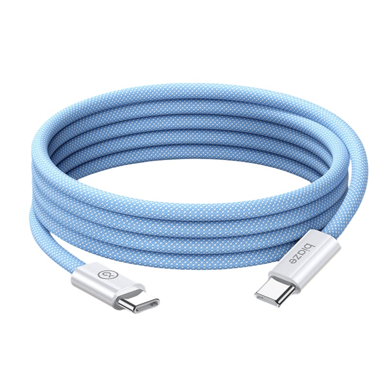 毕亚兹（BIAZE） K122 双头type-t数据线 1m （单位：根）  米蓝