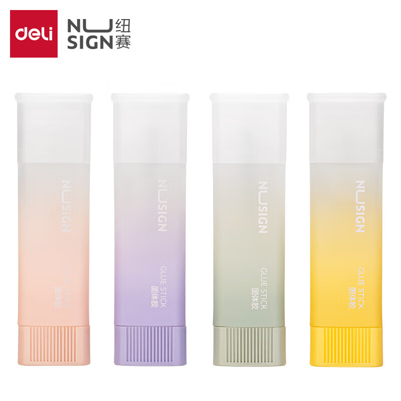 纽赛（NUSIGN） NS150 三角形固体胶 日光轻语 21g （单位：支）  颜色随机