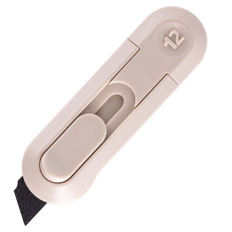 纽赛（NUSIGN） NS065T 特氟龙迷你美工刀 12mm （单位：把）  灰色