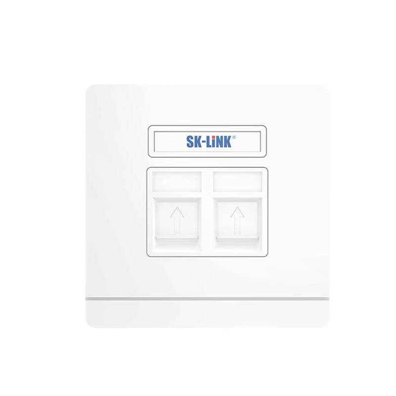 SK-LINK SK-MB2 86型双口网络面板 86*86mm （单位：个）  