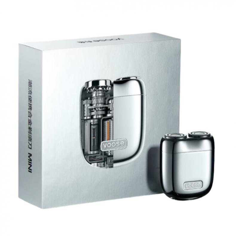 有色（yoose） MINI2.0 电动剃须刀 62*53*26mm （单位：个）  电镀银