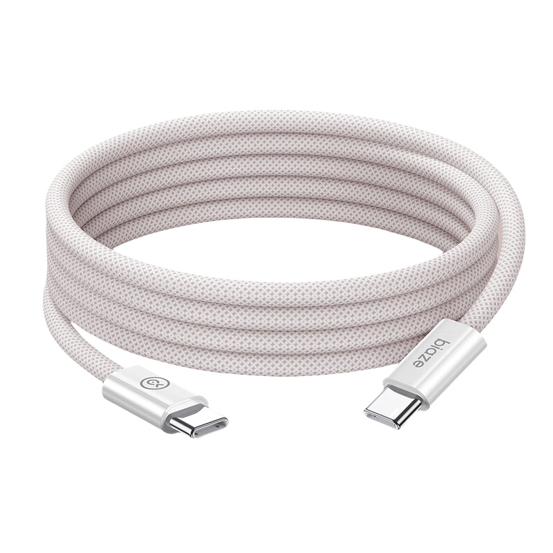毕亚兹（BIAZE） K122 Type-C to Type-C数据线 2m （单位：根）  粉色
