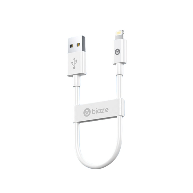 毕亚兹（BIAZE） K15 苹果快充数据线 0.3m （单位：根）  白色