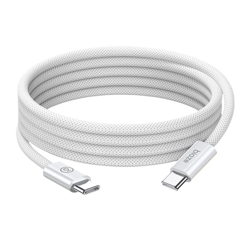毕亚兹（BIAZE） K124 Type-C to Type-C数据线 PD100W 2m （单位：根）  米白色