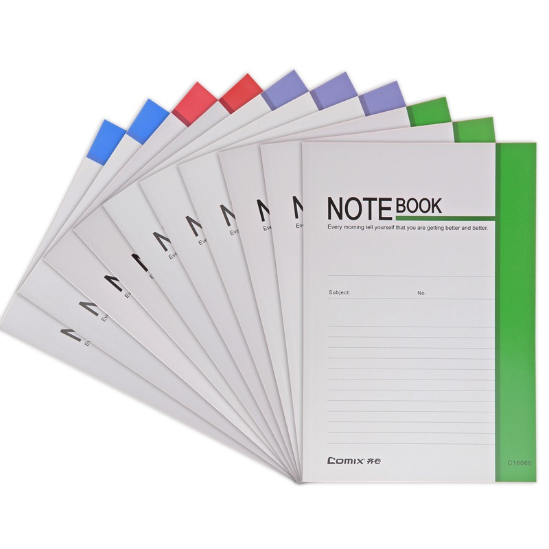 齐心（Comix） C16060 通用系列办公软抄本 B5 44张/本 10本/包 （单位：包）  