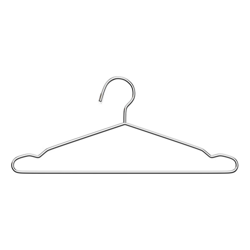 四万公里 胶帽款 201不锈钢衣架 45cm 10支装 （单位：组）  