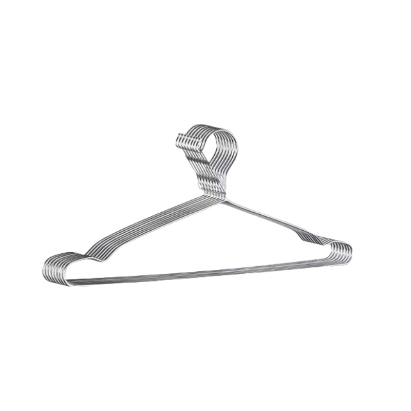 四万公里 防风款 不锈钢衣架 42cm 10个装 （单位：组）  