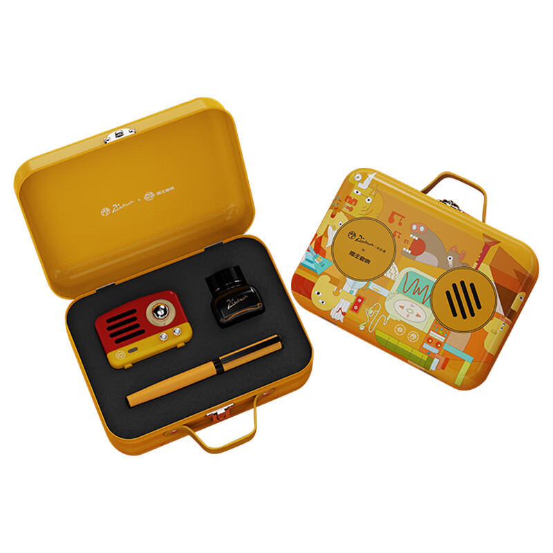 毕加索（pimio） 猫王音响联名 钢笔礼盒套装 F尖 （单位：套）  