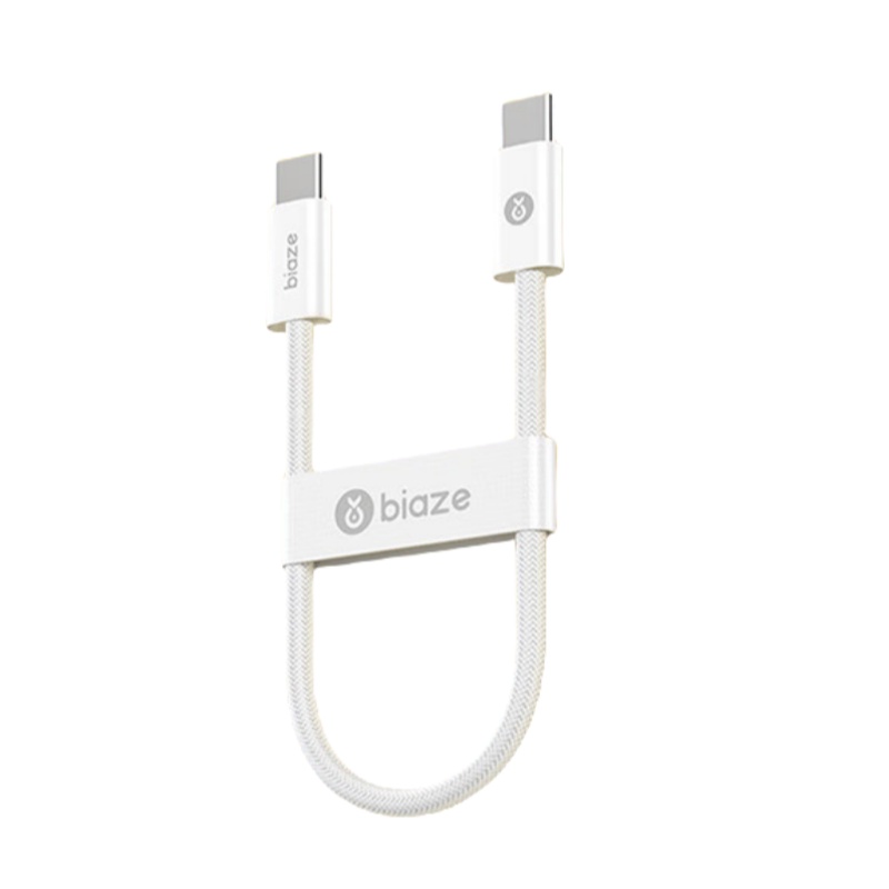 毕亚兹（BIAZE） K122 Type-C to Type-C 数据线 0.2米 （单位：根）  白色