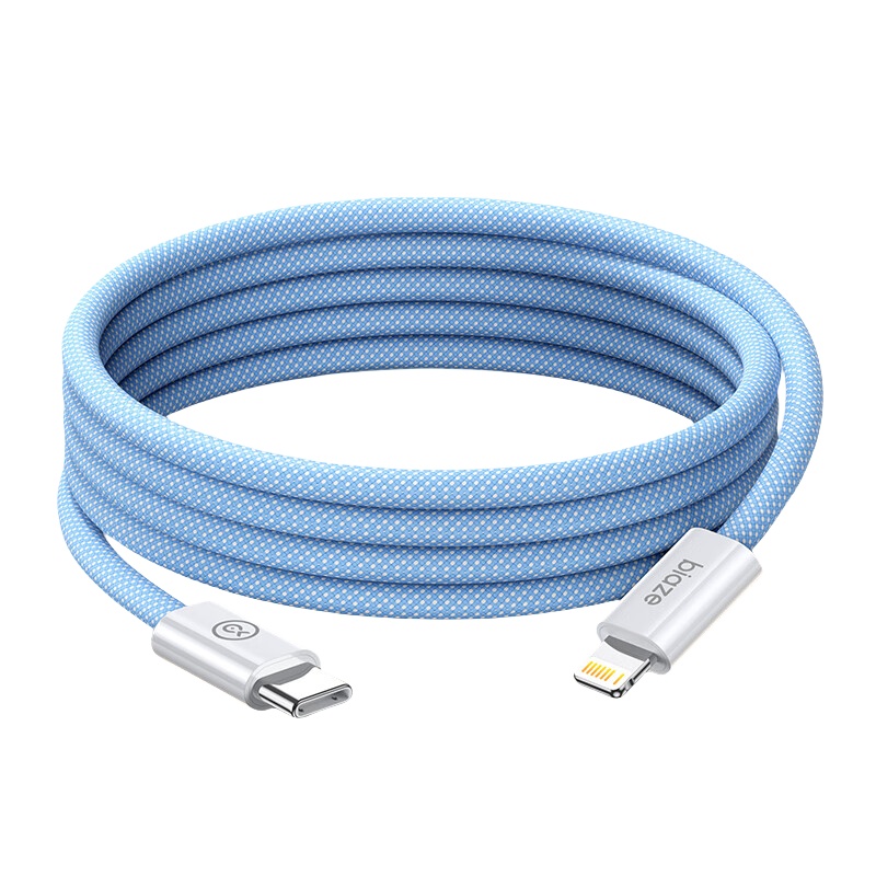 毕亚兹（BIAZE） K122 Type-C to Lightning数据线 1.5米 （单位：根）  蓝色