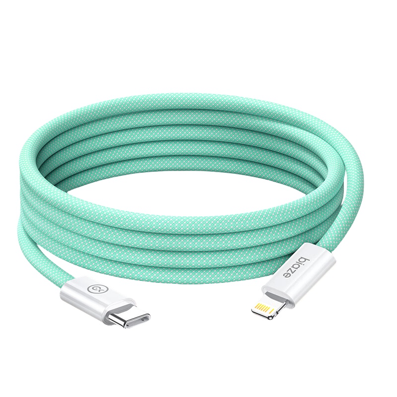 毕亚兹（BIAZE） K122 Type-C to Lightning数据线 1米 （单位：根）  绿色