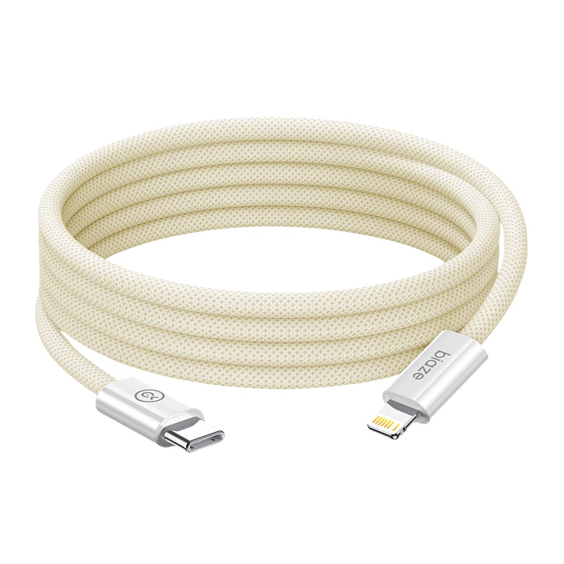 毕亚兹（BIAZE） K122 Type-C to Lightning数据线 1米 （单位：根）  黄色