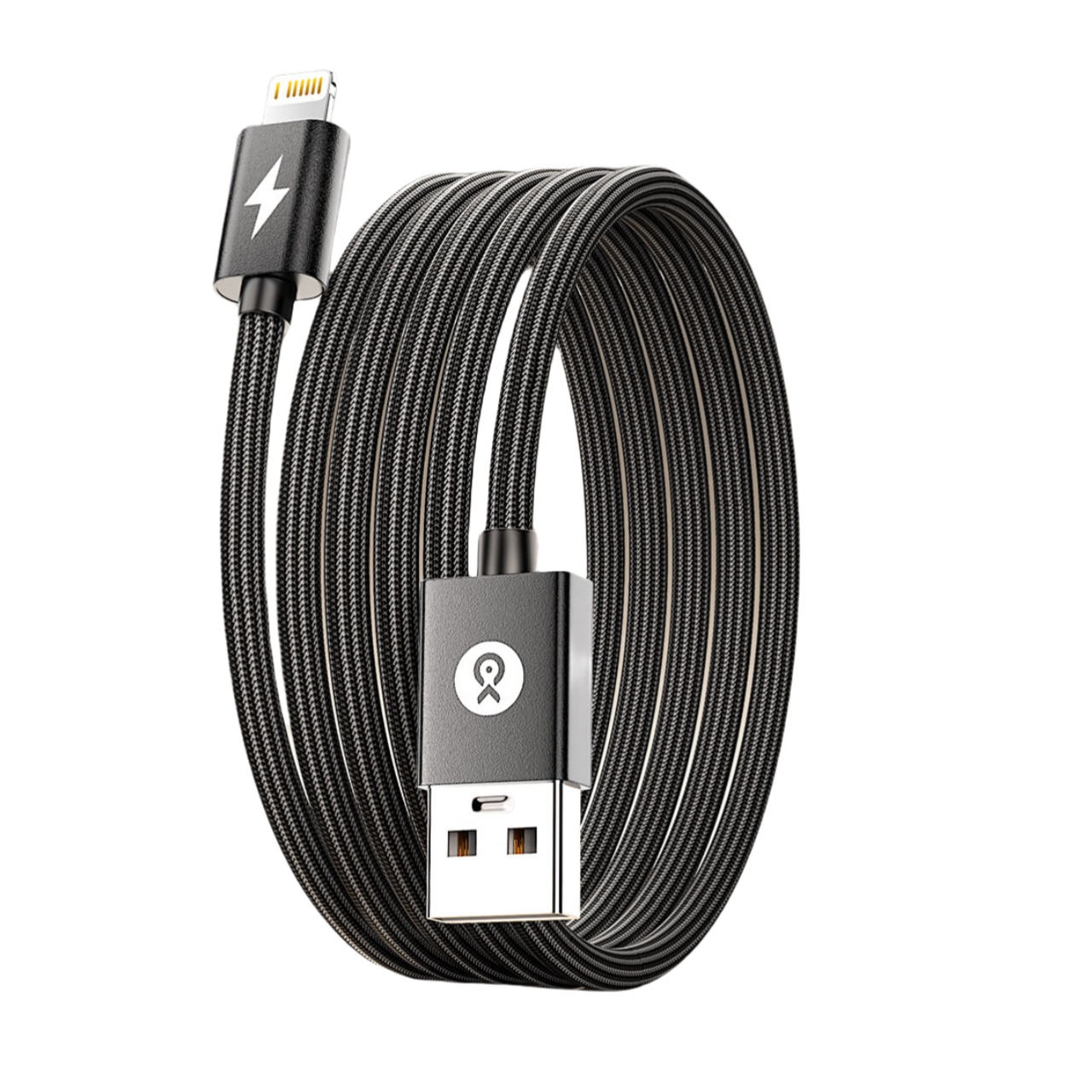 毕亚兹（BIAZE） F01 USB-A to Lightning数据线 1米 （单位：根）  黑色