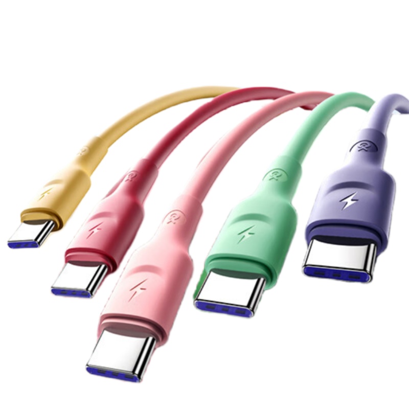 毕亚兹（BIAZE） 1.2米 USB-A to Type-C数据线 5条 （单位：组）  彩色